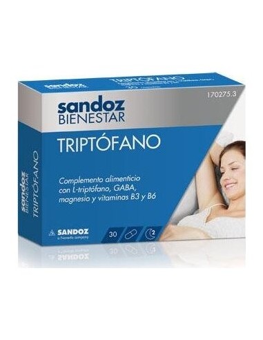 Sandoz Bienestar Triptofano 30 Capsulas