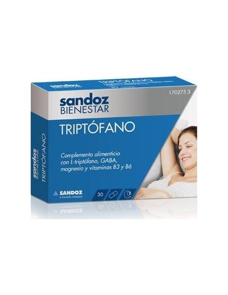 Sandoz Bienestar Triptofano 30 Capsulas