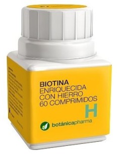 Botanicapharma Biotina + Hierro 0.4/35 Mg 60 Comp