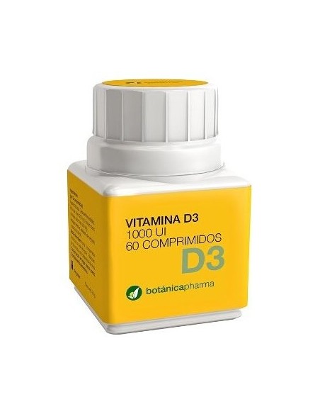 Botanica Pharma Vitamina D3 1000Ui 500Mg 60Comp