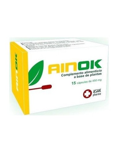 Ainok 450Mg 15 Capsulas
