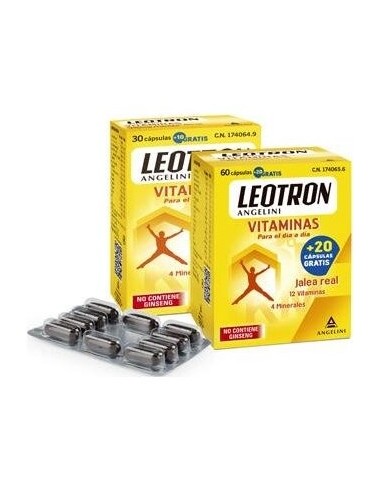 Leotron Vitaminas Angelini 30 Comp