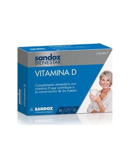 Sandoz Bienestar Vitamina D 30 Capsulas