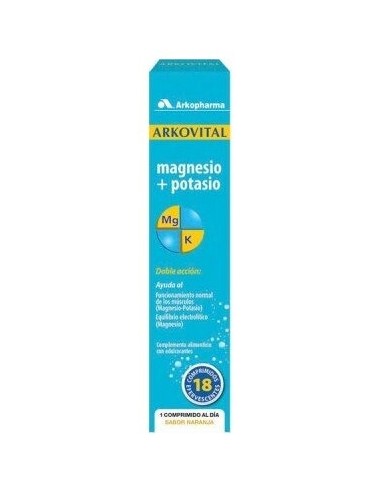 Arkovital Magnesio Potasio 18Comp Eferve