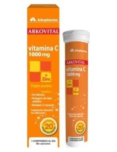 Arkovital Vitamina C+Zinc 20 Compr Eferv