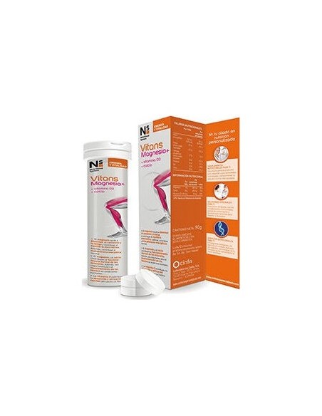Ns Vitans Magnesio 15 Comp Efervescentes