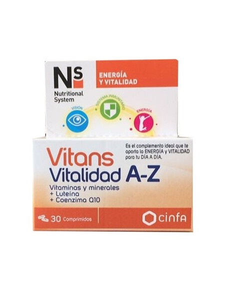 Ns Vitans Vitalizada A Z 30 Comp