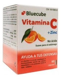 Bluecube Vitamina C+ Zinc 60 Caps