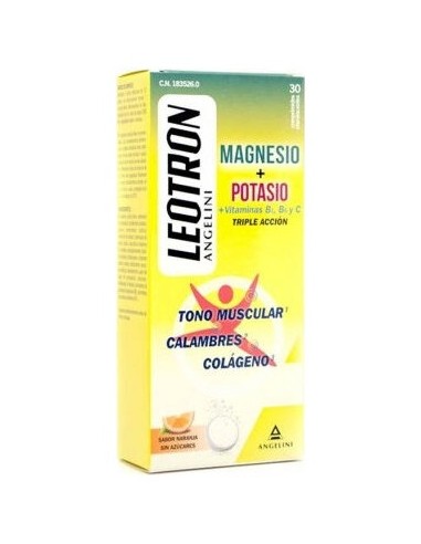 Leotron Magnesio+Potasio Eferv 36 Comp