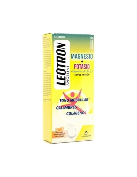 Leotron Magnesio+Potasio Eferv 36 Comp