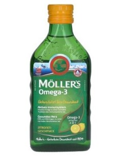 Moller'S  Aceite De Bacalao Sabor Limón 250Ml