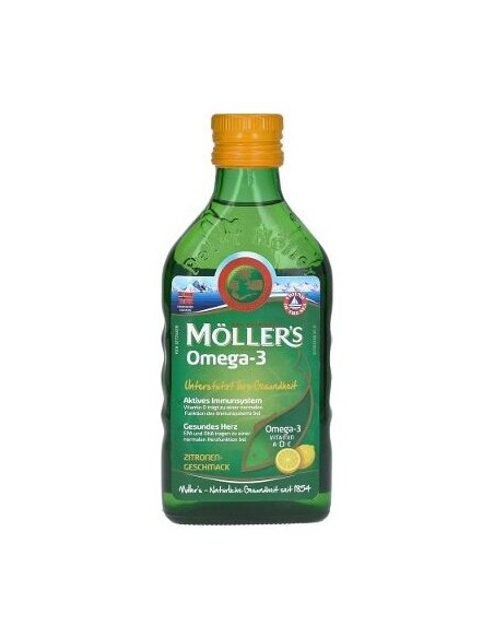 Moller'S  Aceite De Bacalao Sabor Limón 250Ml