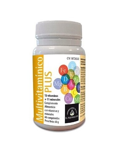 El Naturalista Multivitamínico Plus 60Comp