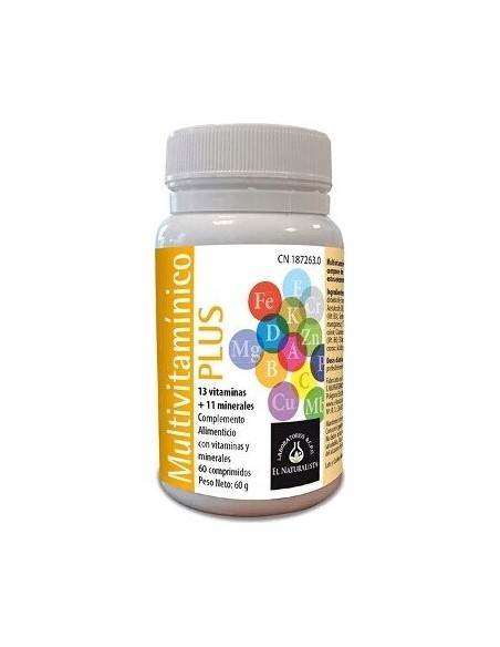 El Naturalista Multivitamínico Plus 60Comp