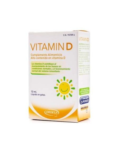 Ordesa Vitamin D Gotas 10Ml