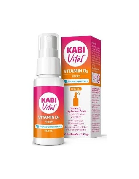 Fresenius Kabivital Vitamina D3 1000 Ui Spray Menta 25 Ml