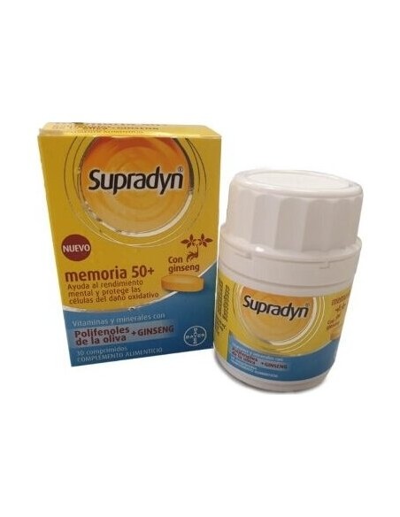 Supradyn Memoria 50+ 30 Comprimidos