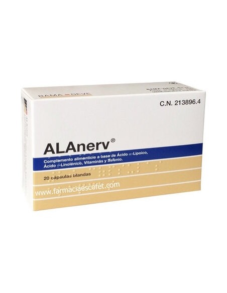 Alanerv 20 Capsulas Blandas