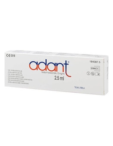 Adant Jeringa Prec Hialuronico 2,5Ml 5Ud