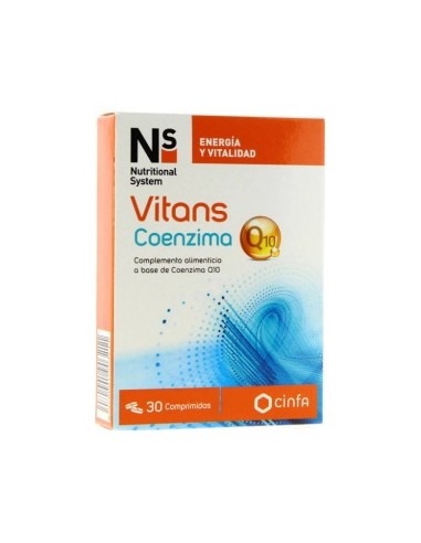 Ns Vitans Coenzima Q10 30 Comprimidos