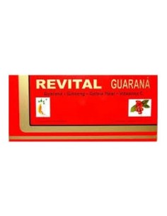 Revital Guarana 20 Ampollas Bebibles