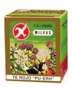 Milvus Te Rojo Puerh 1,5 G 10 Filtros