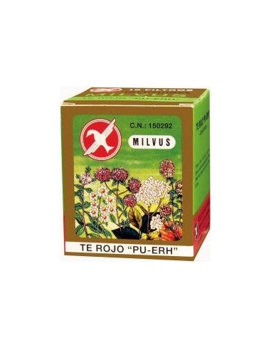 Milvus Te Rojo Puerh 1,5 G 10 Filtros