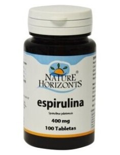Espirulina 400Mg 100Tab Nature Horizons