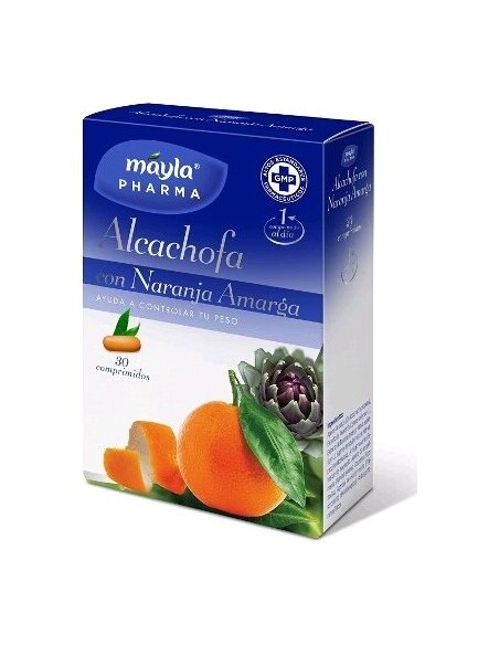 Mayla Alcachofa Con Naranja Amarga 30 Comp
