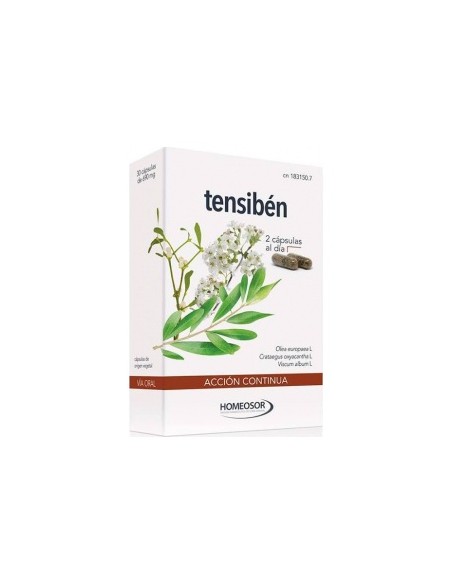 Tensiben Acc Cont 30 Caps Homeosor