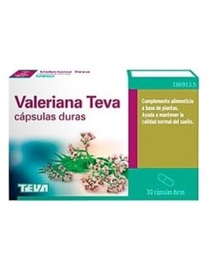 Valeriana Teva 200Mg 30 Caps Duras