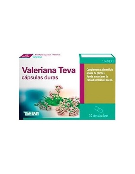 Valeriana Teva 200Mg 30 Caps Duras