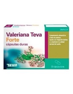 Valeriana Teva Forte 450Mg 30Caps Duras