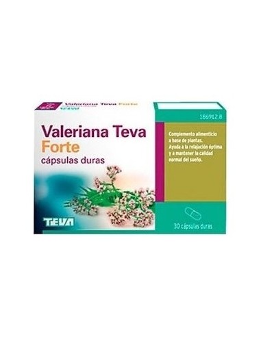 Valeriana Teva Forte 450Mg 30Caps Duras