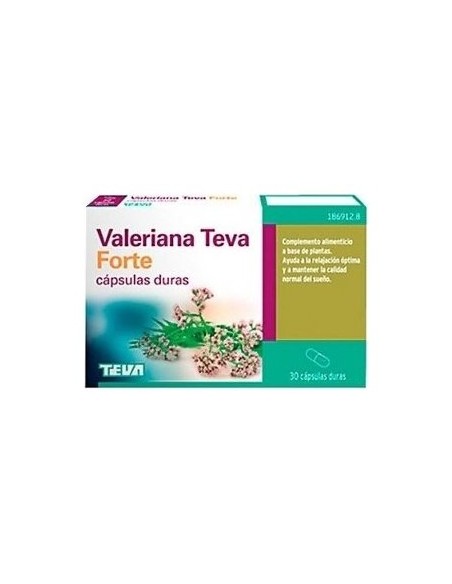 Valeriana Teva Forte 450Mg 30Caps Duras