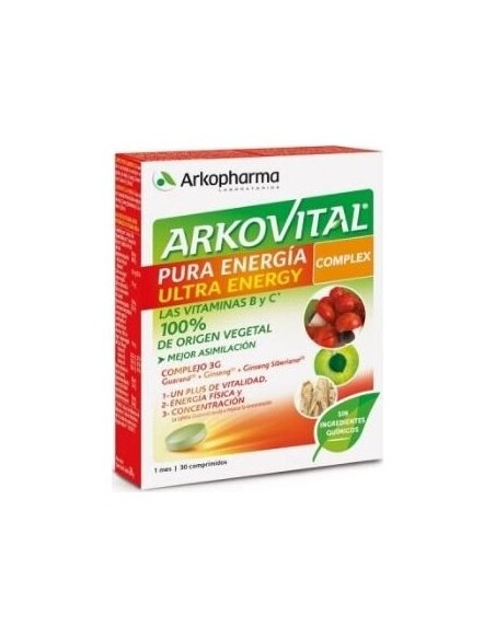 Arkovital® Pura Energía Ultra Energy 30Comp