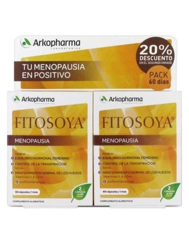 Fitosoya Isoflavonas 60 Cápsulas X 2