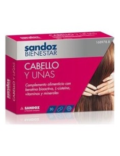 Sandoz Bienestar Cabello Y Uñas 90 Caps
