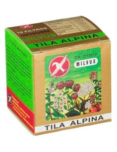 Milvus Tila Alpina Infusiones 10 Bolsas
