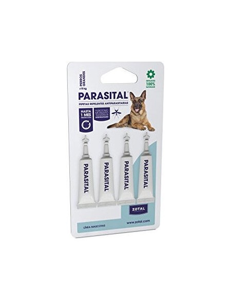 Parasital Pipetas Perros Grande 4U Zotal