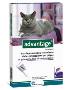 Advantage 80 Gato +4Kg 4Pip Ecuphar