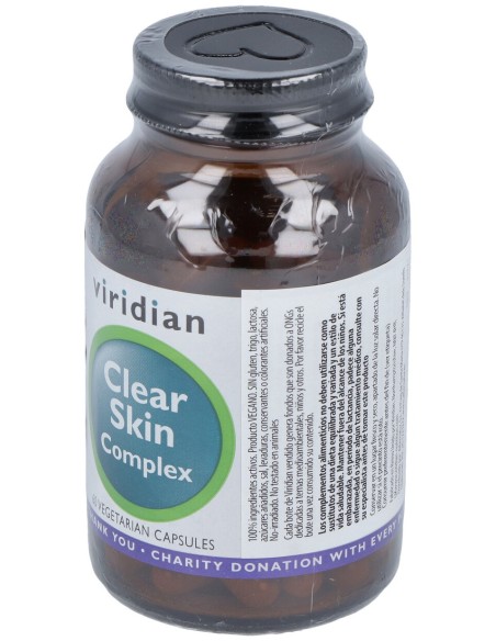 Viridian Clear Skin Complex 60Caps