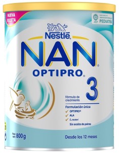 Nan Optipro 3 Leche Crecimiento 800 Gr