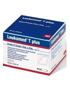 Leukomed T Plus Ste 5Cm X 7,2Cm 5 Unds